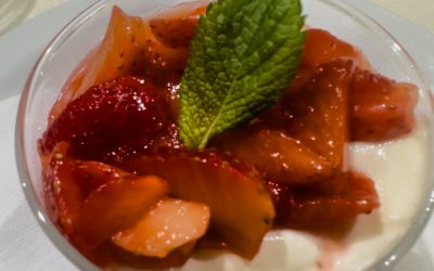 Camy cream con fragole